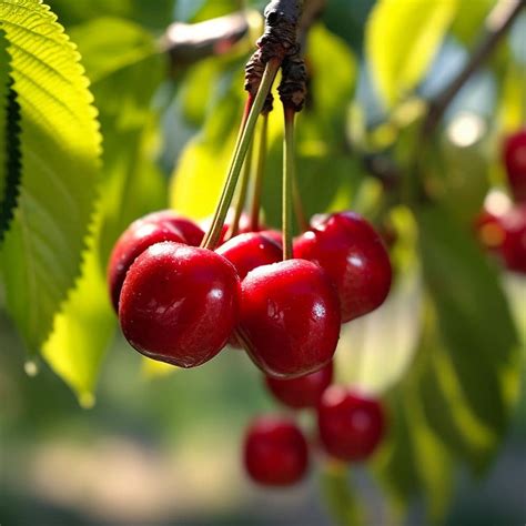 infographie sur le cycle de maturation de la cerise bigarreau
