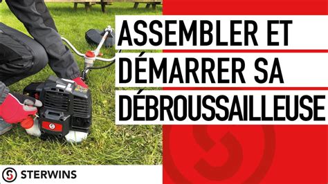 Schéma expliquant comment bloquer l'arbre d'une débroussailleuse
