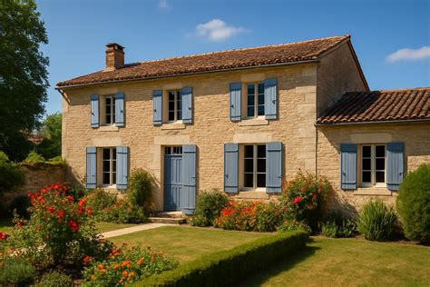 Maison ardéchoise traditionnelle avec pierres apparentes