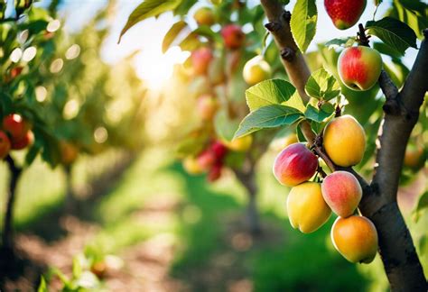 Image d'un arbre fruitier en bonne santé