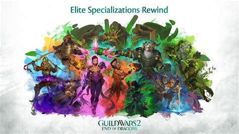 Schéma illustrant l'interface des succès de spécialisation élite dans Guild Wars 2