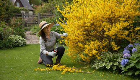 Outils de jardinage nécessaires pour la taille du forsythia