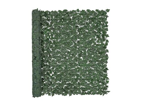 Panneau de lierre artificiel en gros plan