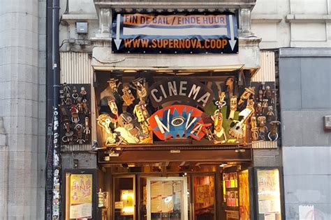 Façade d'un cinéma à Bruxelles