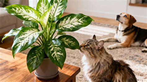 Attention aux animaux de compagnie avec le Dieffenbachia