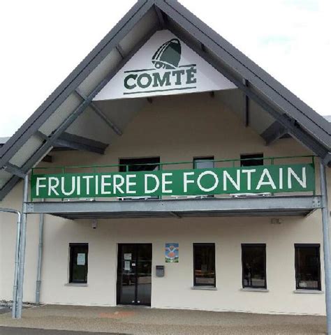 Plan d'accès et signalétique de la boutique de la fruitière de Fontain