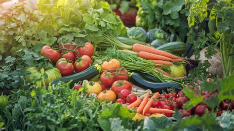 détail des légumes de saison récoltés dans le potager biologique du domaine