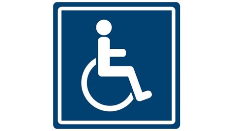 Symbole d'accessibilité en fauteuil roulant
