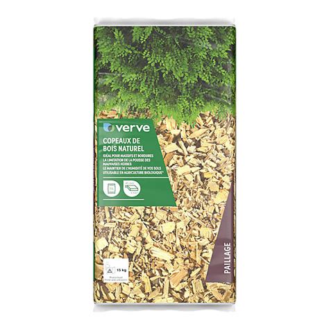 Un sac de copeaux de bois naturel Verve 100L