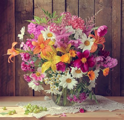 Composition florale complexe réalisée par un étudiant