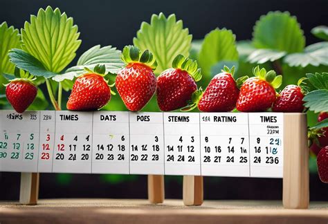 calendrier de plantation des fraisiers
