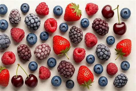 Assortiment de fruits rouges frais