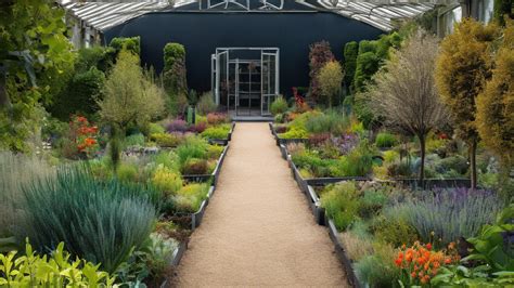 Vue aérienne et paysagère du Potager du Dauphin à Meudon