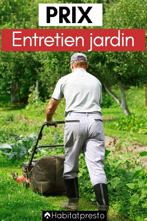 infographie prix entretien jardin