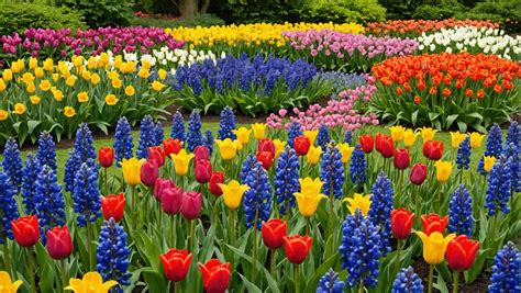 diversité des fleurs de printemps