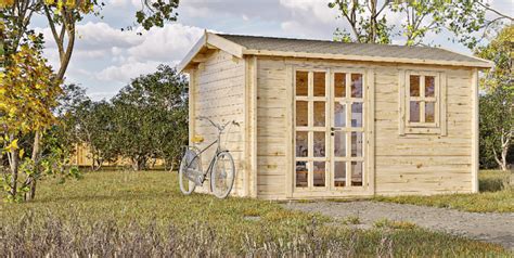 Schéma des différents types d'abris de jardin