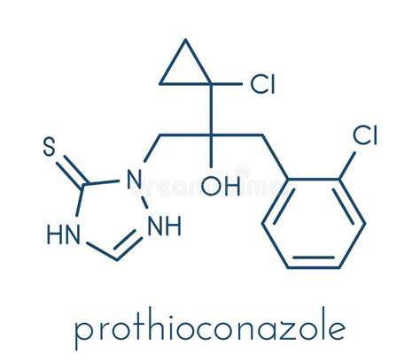 Structure chimique du Prothioconazole