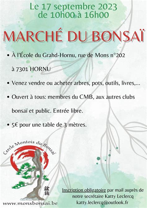 Réunion d'un club de bonsaï