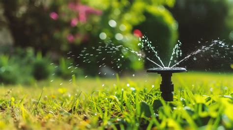 Photo illustrative d'un jardin bien arrosé grâce à un système optimisé