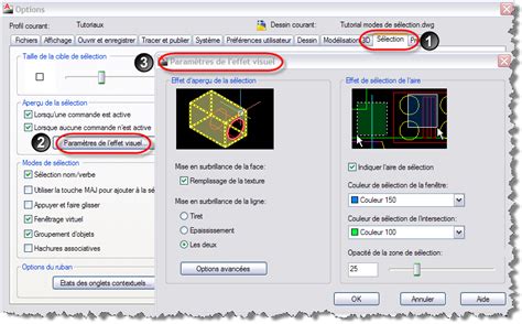 Capture d'écran d'AutoCAD montrant la sélection de géométrie pour créer un bloc