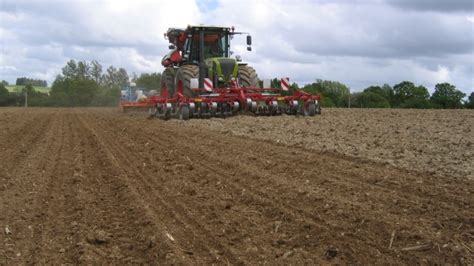 Préparation du sol pour le semis de légumineuses