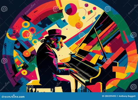 Un concert de jazz avec un pianiste