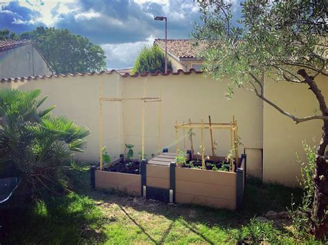 Schéma comparant les largeurs d'accès aux carrés potagers