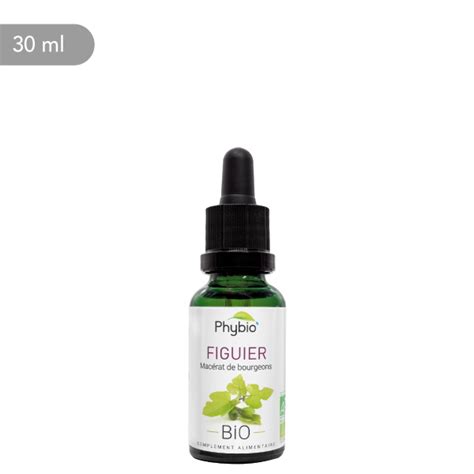 Flacon de macérat de bourgeons de figuier biologique