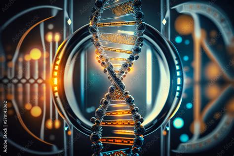 Représentation stylisée d'une molécule d'ADN