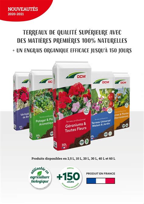 Sachet de terreau DCM Géraniums & Toutes Fleurs