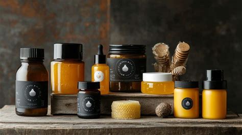 Divers produits à base de miel (masque, crème, savon)