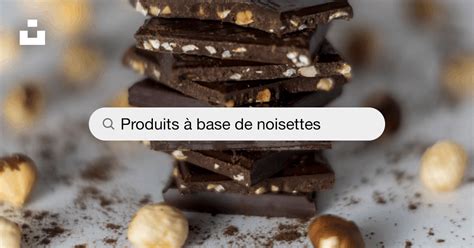 Produits à base de noisettes