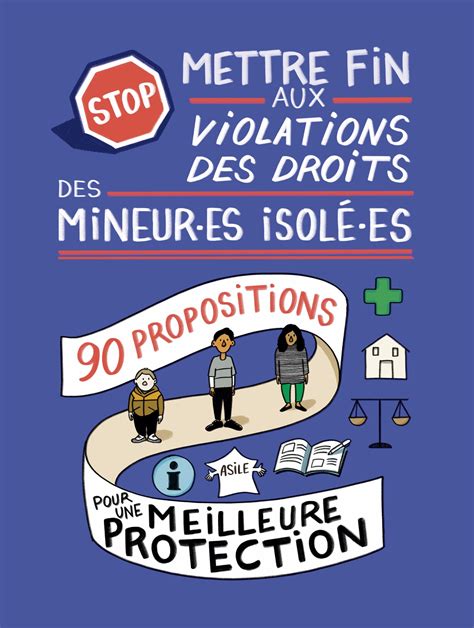 Infographie sur les étapes de protection des mineurs isolés étrangers