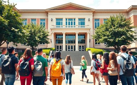 Vue générale d'un établissement scolaire représentatif de l'architecture des collèges français