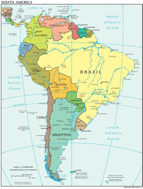 Carte des régions andines et des zones de culture de la coca en Amérique du Sud