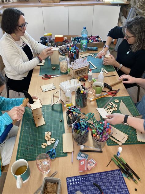 Atelier de création avec des plantes