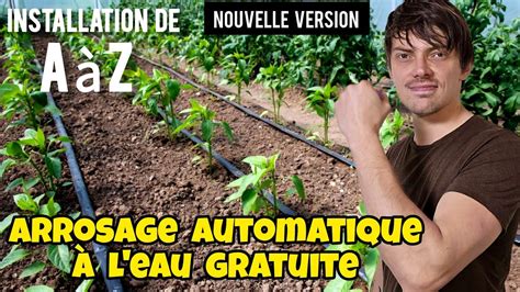 Comparatif visuel entre arrosage par gravité et arrosage sous pression