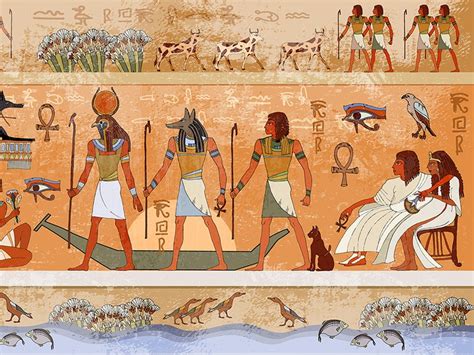 Représentation historique de l'hibiscus dans l'Égypte ancienne