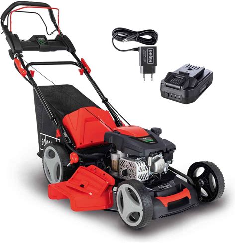 Tondeuse thermique autotractée avec démarrage électrique