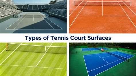 Comparaison des différentes surfaces de courts de tennis