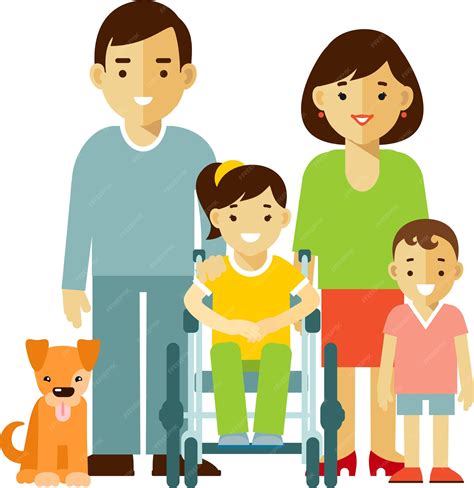 Famille avec enfant handicapé