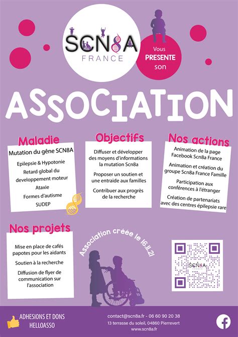 Affiche promotionnelle pour un stand de dons associatif