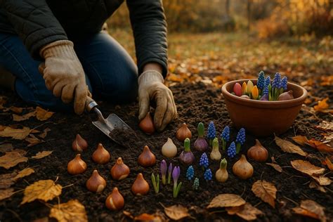 Planter des bulbes en massif pour un effet garanti