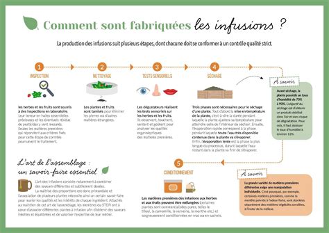 Schéma des étapes de préparation du thé