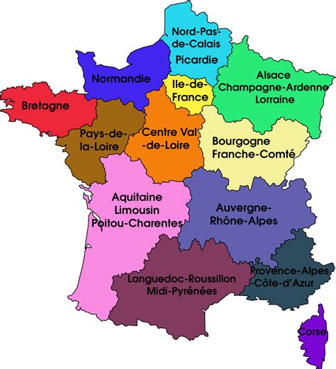 Carte des régions françaises les plus touchées par les maladies forestières