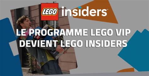 Avantages du programme LEGO Insiders