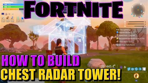 Fortnite radar tower blueprint
