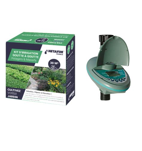 Système d'arrosage goutte à goutte avec programmateur