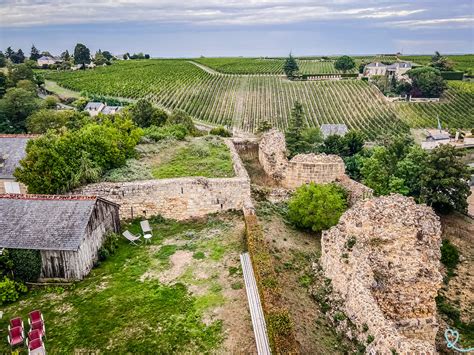 Vue aérienne de vignobles en Haute-Garonne avec un bâtiment de brasserie
