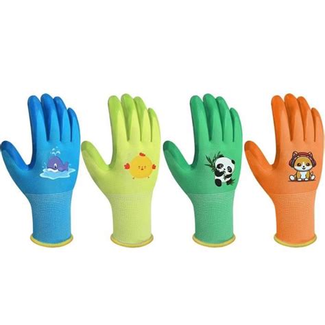 Gants de jardinage colorés pour enfants
